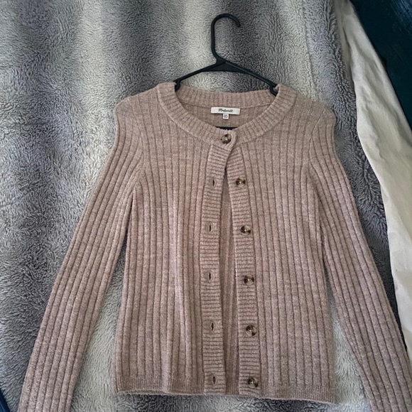 MADEWELL MERRITT SHRUNKEN CARDIGAN SWEATER - Picture 4 of 4